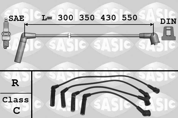Sasic 9286007 - Ignition Cable Kit autospares.lv