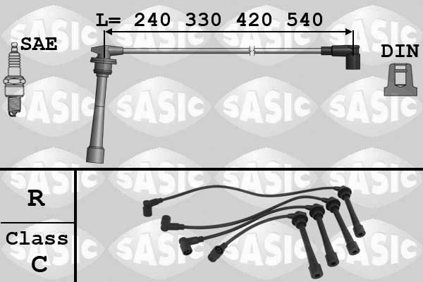 Sasic 9286018 - Ignition Cable Kit autospares.lv