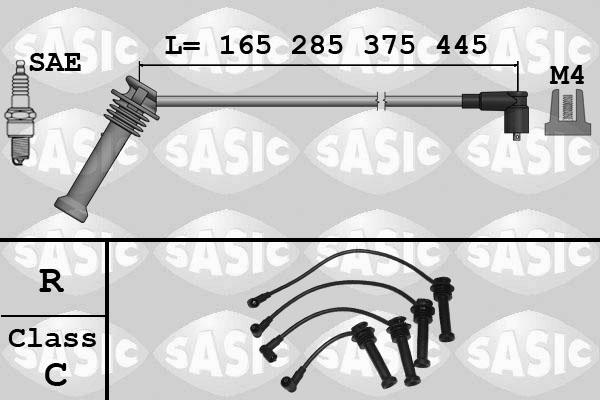 Sasic 9286079 - Ignition Cable Kit autospares.lv