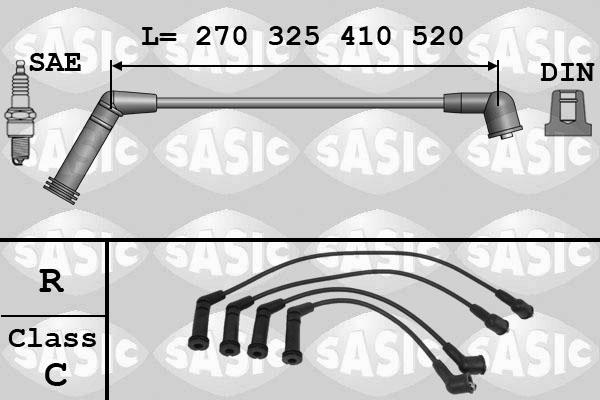 Sasic 9286077 - Ignition Cable Kit autospares.lv