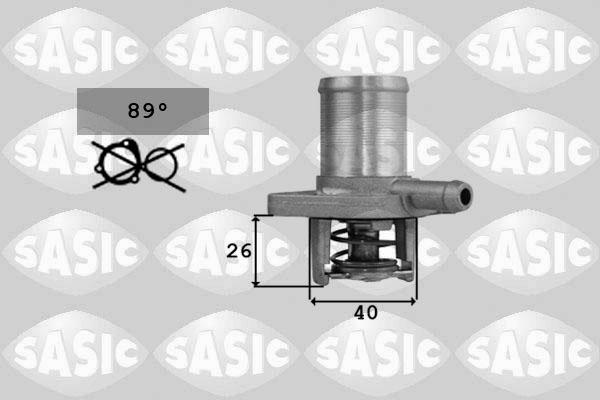 Sasic 4000357 - Coolant thermostat / housing autospares.lv