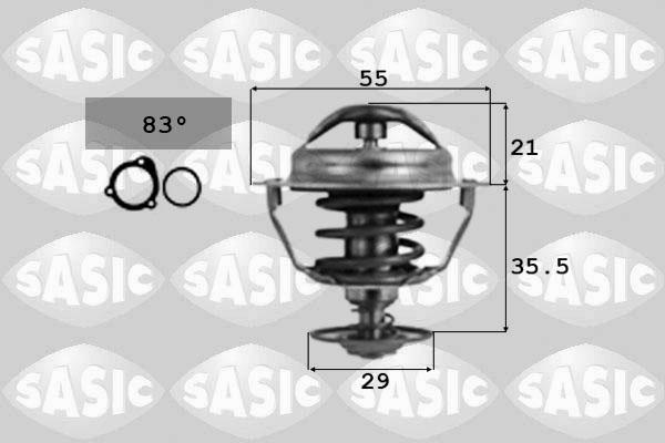Sasic 4000365 - Coolant thermostat / housing autospares.lv