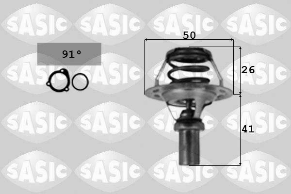 Sasic 4000361 - Coolant thermostat / housing autospares.lv