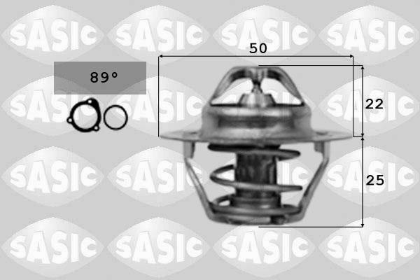 Sasic 4000363 - Coolant thermostat / housing autospares.lv