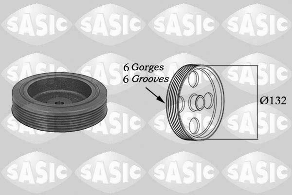 Sasic 4000704 - Belt Pulley, crankshaft autospares.lv