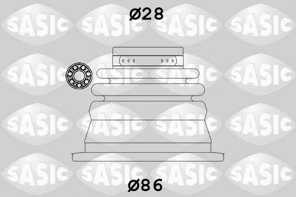 Sasic 4003464 - Bellow, drive shaft autospares.lv