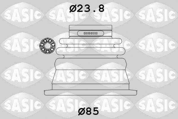 Sasic 4003419 - Bellow, drive shaft autospares.lv