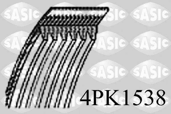 Sasic 4PK1538 - V-Ribbed Belt autospares.lv