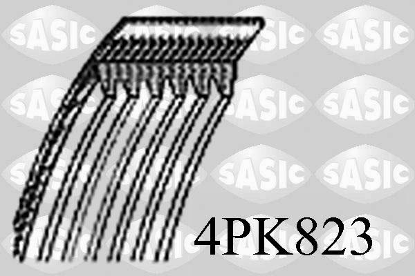 Sasic 4PK823 - V-Ribbed Belt autospares.lv