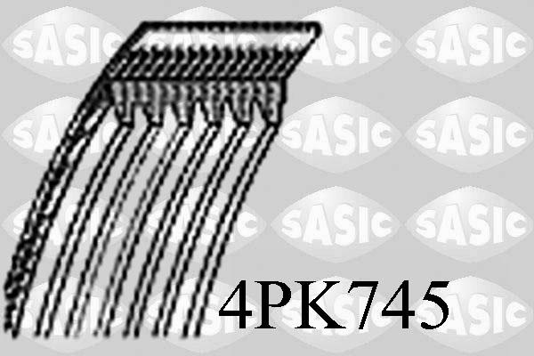 Sasic 4PK745 - V-Ribbed Belt autospares.lv