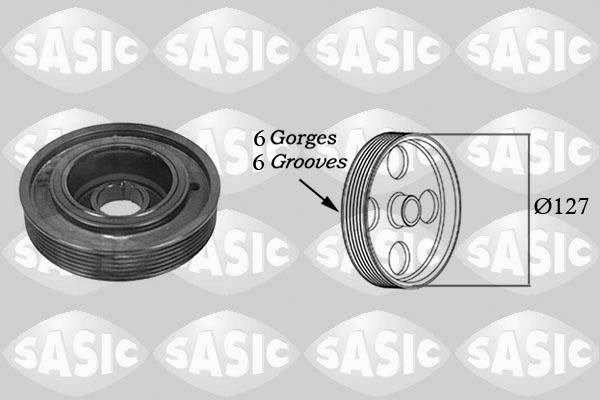 Sasic 5150K60 - Belt Pulley, crankshaft autospares.lv