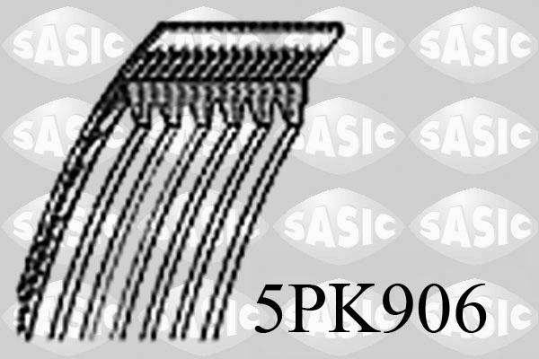 Sasic 5PK906 - V-Ribbed Belt autospares.lv