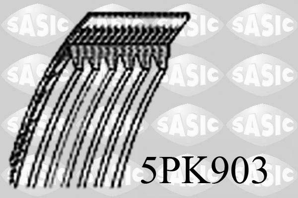 Sasic 5PK903 - V-Ribbed Belt autospares.lv