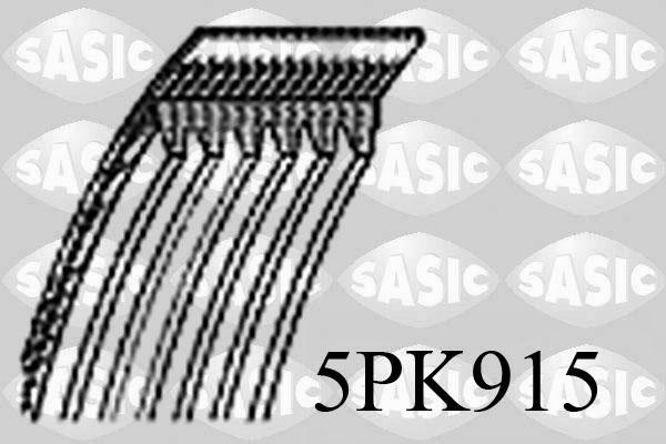 Sasic 5PK915 - V-Ribbed Belt autospares.lv