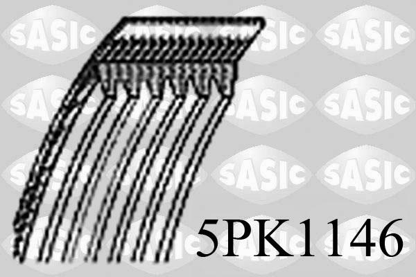 Sasic 5PK1146 - V-Ribbed Belt autospares.lv