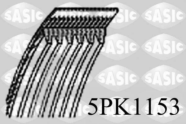 Sasic 5PK1153 - V-Ribbed Belt autospares.lv