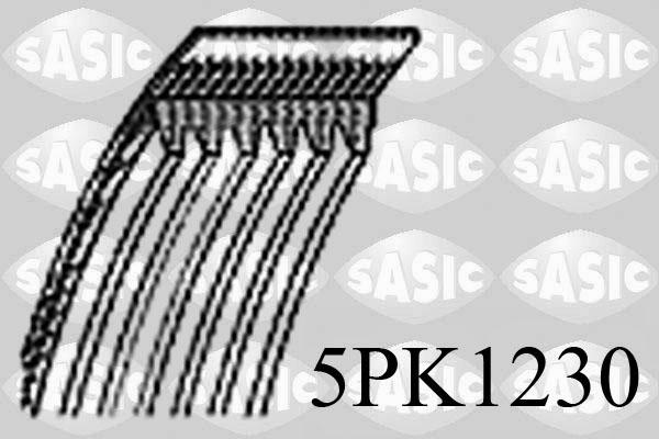 Sasic 5PK1230 - V-Ribbed Belt autospares.lv