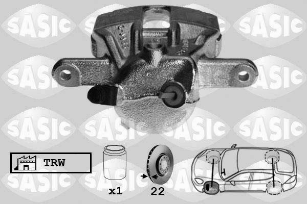 Sasic 6504010 - Brake Caliper autospares.lv