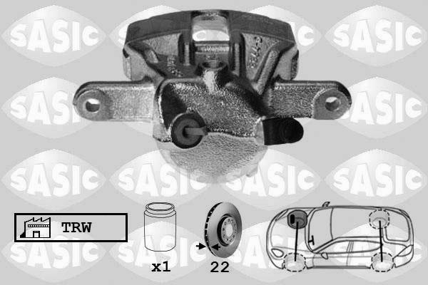 Sasic 6504011 - Brake Caliper autospares.lv