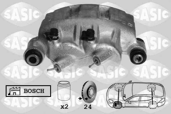 Sasic 6504026 - Brake Caliper autospares.lv