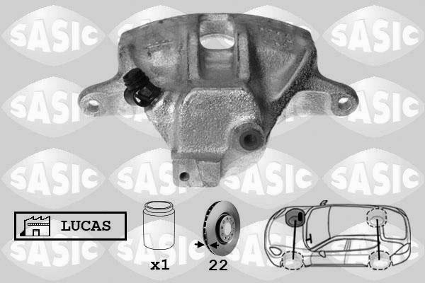 Sasic 6506019 - Brake Caliper autospares.lv