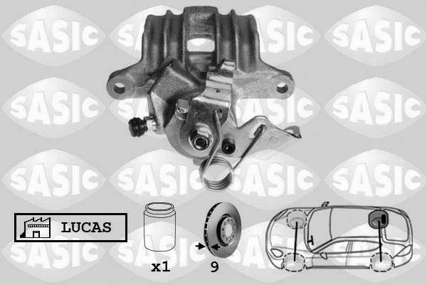 Sasic 6506011 - Brake Caliper autospares.lv