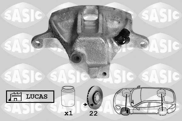 Sasic 6506018 - Brake Caliper autospares.lv