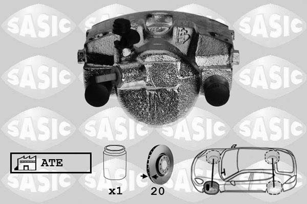 Sasic 6506020 - Brake Caliper autospares.lv