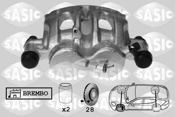 Sasic 6506184 - Brake Caliper autospares.lv