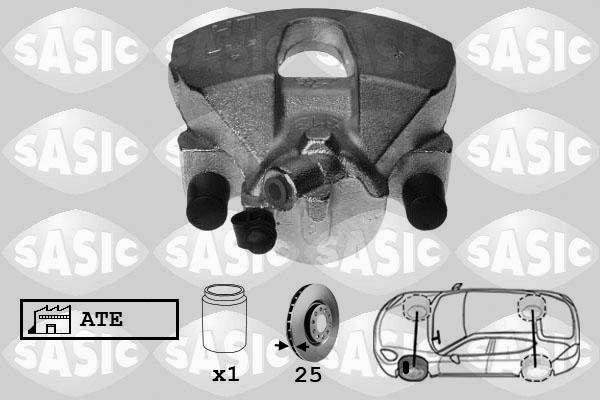 Sasic 6506188 - Brake Caliper autospares.lv