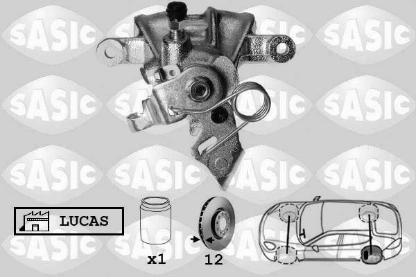 Sasic 6500044 - Brake Caliper autospares.lv