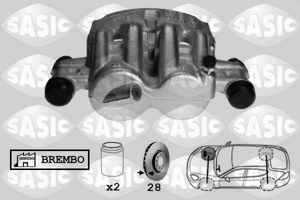 Sasic 6500063 - Brake Caliper autospares.lv