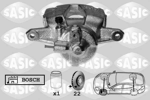 Sasic 6500038 - Brake Caliper autospares.lv