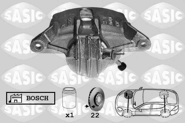 Sasic 6500023 - Brake Caliper autospares.lv