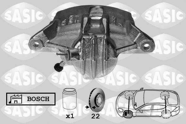 Sasic 6500022 - Brake Caliper autospares.lv