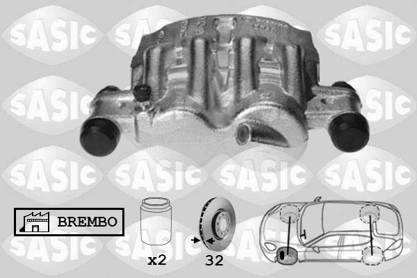 Sasic 6500074 - Brake Caliper autospares.lv