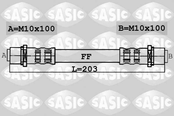 Sasic 6606060 - Brake Hose autospares.lv