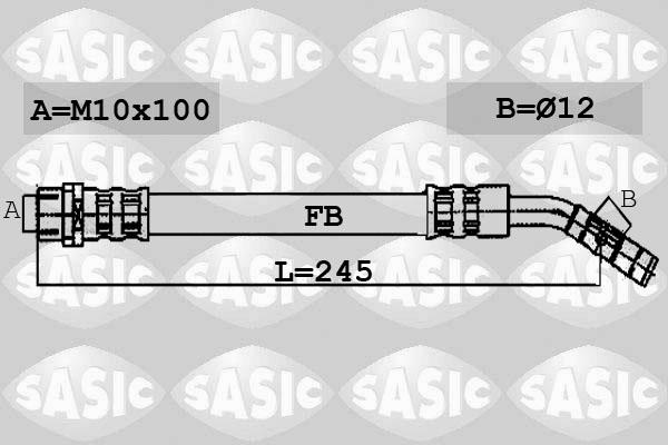 Sasic 6606062 - Brake Hose autospares.lv