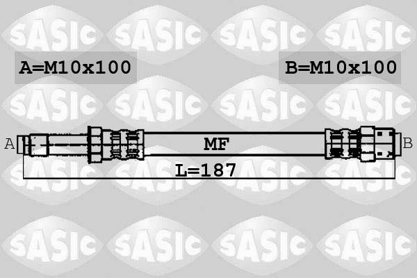 Sasic 6606006 - Brake Hose autospares.lv