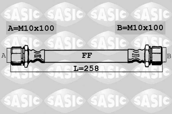 Sasic 6606204 - Brake Hose autospares.lv