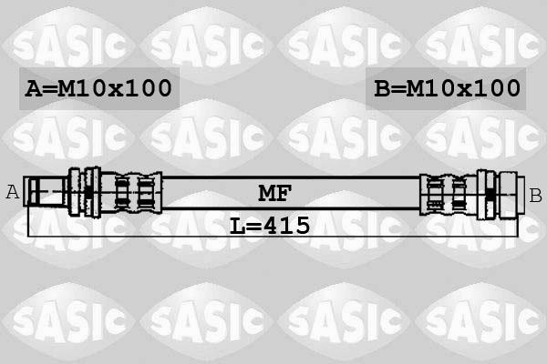 Sasic 6606218 - Brake Hose autospares.lv