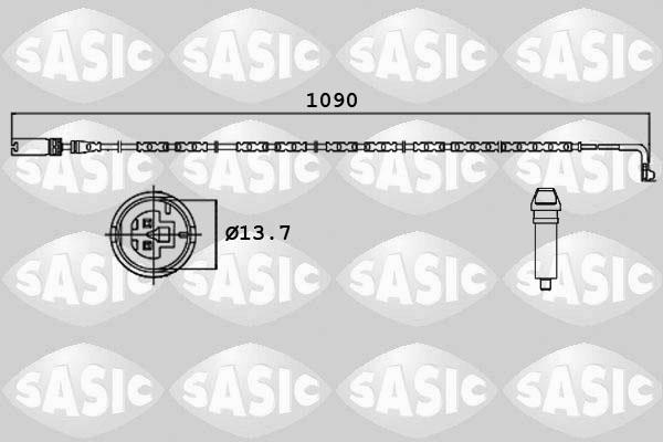 Sasic 6236001 - Warning Contact, brake pad wear autospares.lv