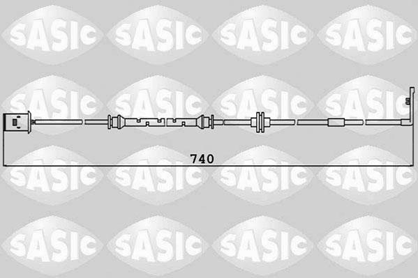 Sasic 6236027 - Warning Contact, brake pad wear autospares.lv