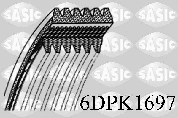 Sasic 6DPK1697 - V-Ribbed Belt autospares.lv