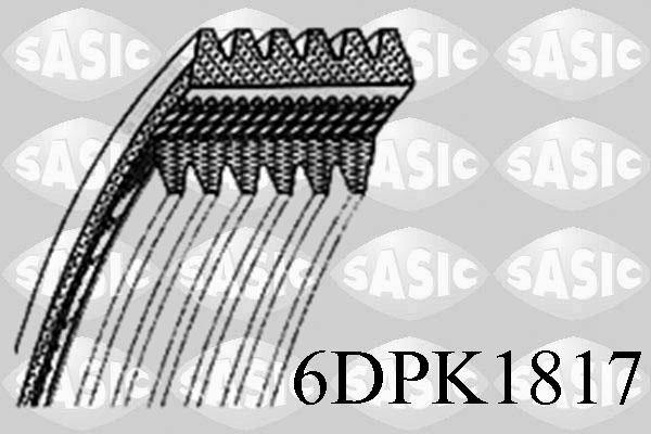 Sasic 6DPK1817 - V-Ribbed Belt autospares.lv