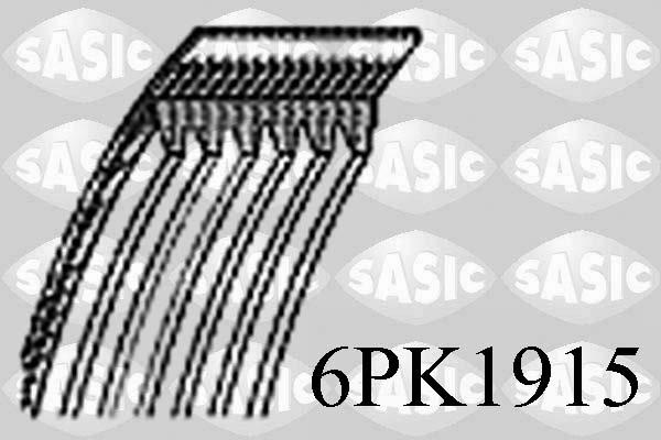 Sasic 6PK1915 - V-Ribbed Belt autospares.lv