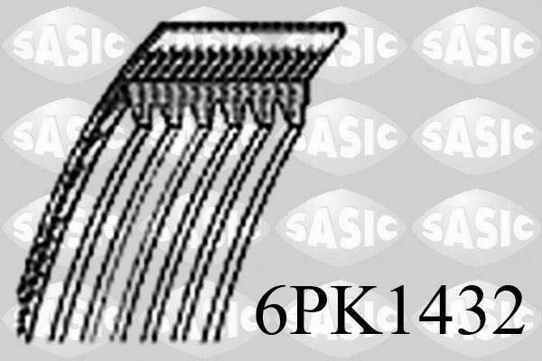 Sasic 6PK1432 - V-Ribbed Belt autospares.lv