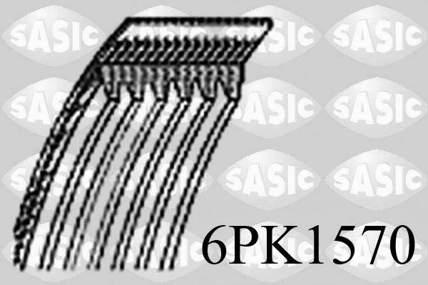 Sasic 6PK1570 - V-Ribbed Belt autospares.lv