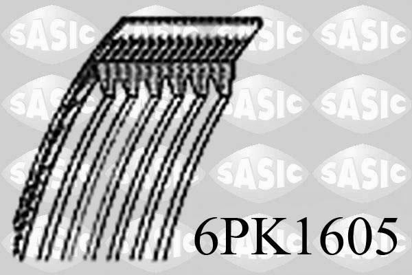 Sasic 6PK1605 - V-Ribbed Belt autospares.lv
