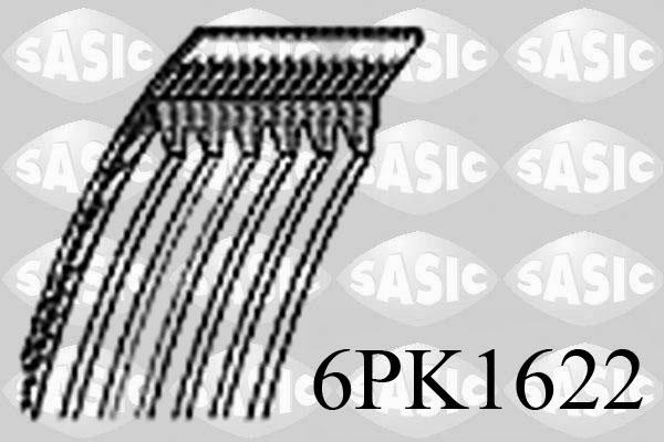 Sasic 6PK1622 - V-Ribbed Belt autospares.lv